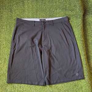 Hang-ten Men's Grey and Black Shorts